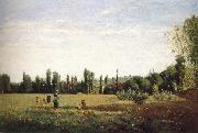 Camille Pissarro Outlook fields France oil painting reproduction